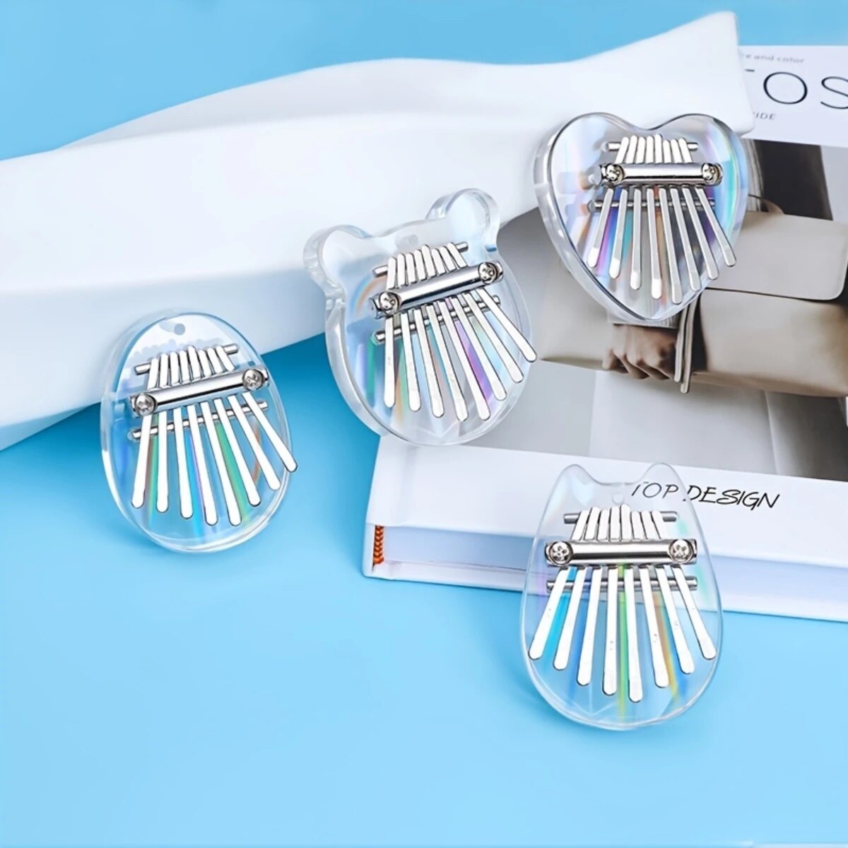 Kalimba Thumb Piano - Miwayer-mini kalimba 8 مفاتيح ، لون