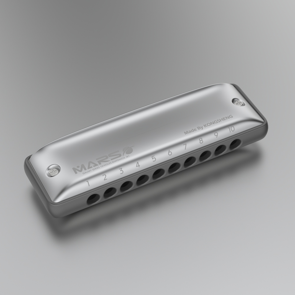 Harmonica 10 Hole - KONGSHENG M1MARS ثقب دائري 10-Hole Diatonic