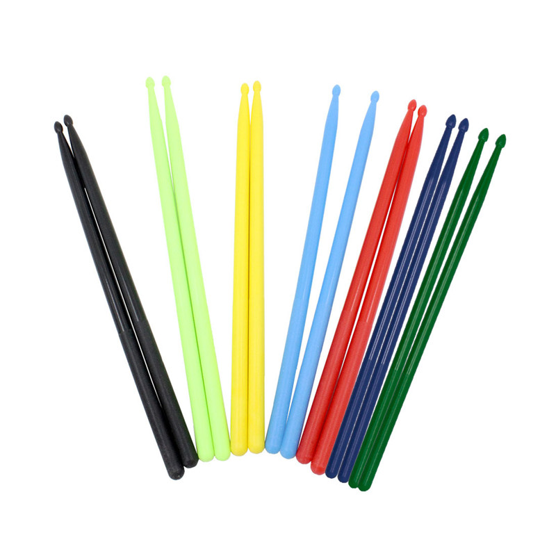 Drum Stick 5A - 5A أحمر أصفر أزرق أخضر أسود