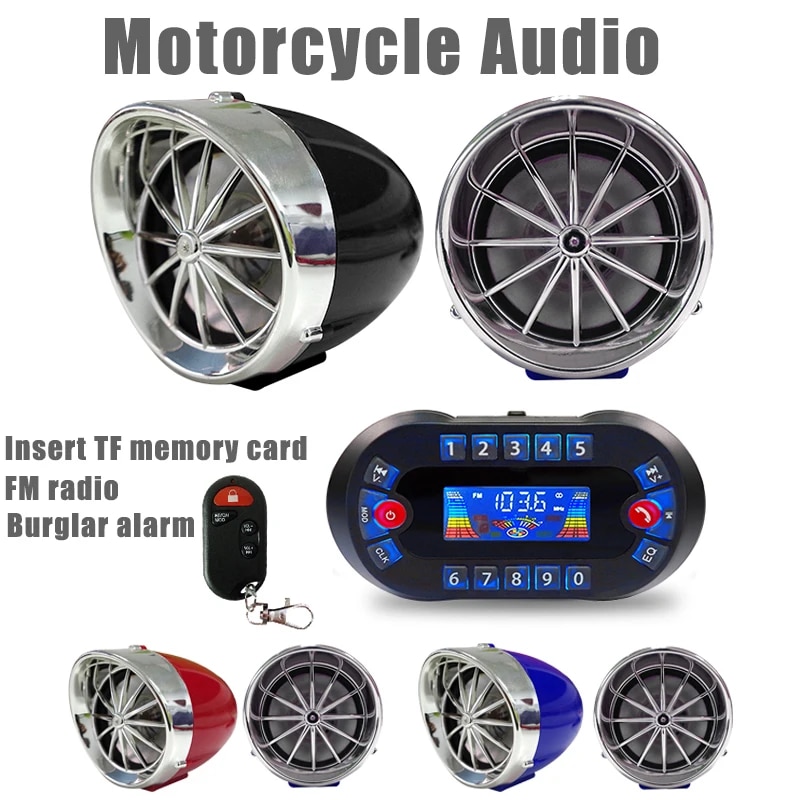 Audio Music App - مكبر صوت بلوتوث للدراجة النارية ،