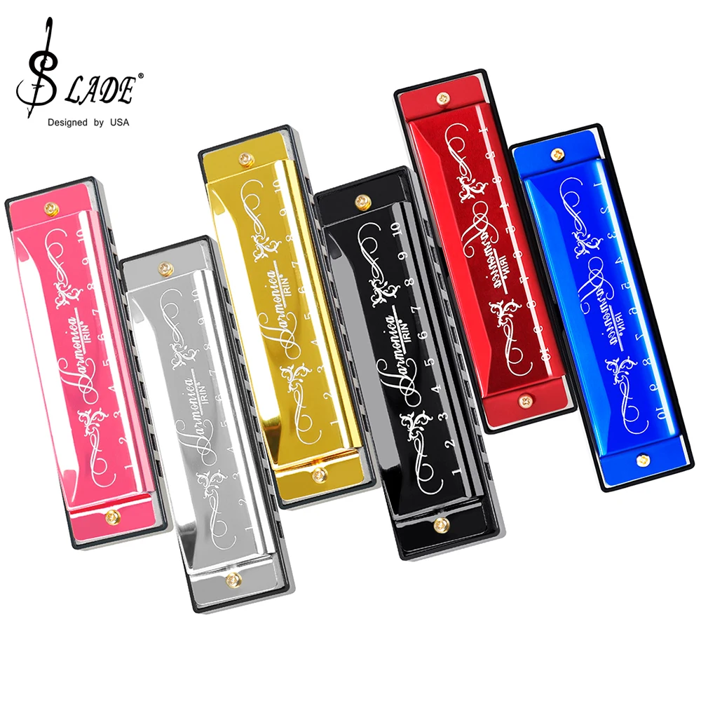 Harmonica 10 Hole - SLADE هارمونيكا المهنية 10 حفرة 20