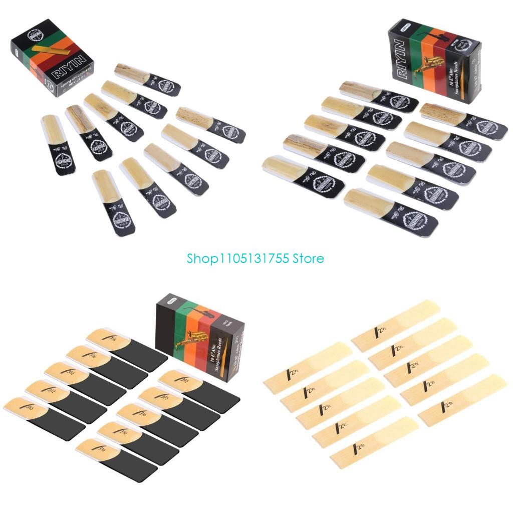 Saxophone Reed Pack - K0EF حزمة من 10 قصب ألتو