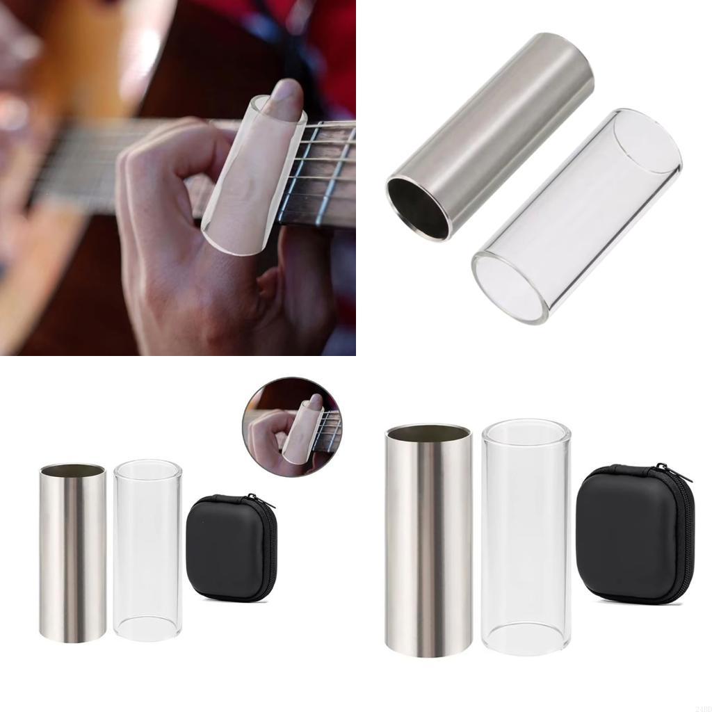 Guitar Slide Tube - مجموعة شرائح الجيتار للعزف على شكل