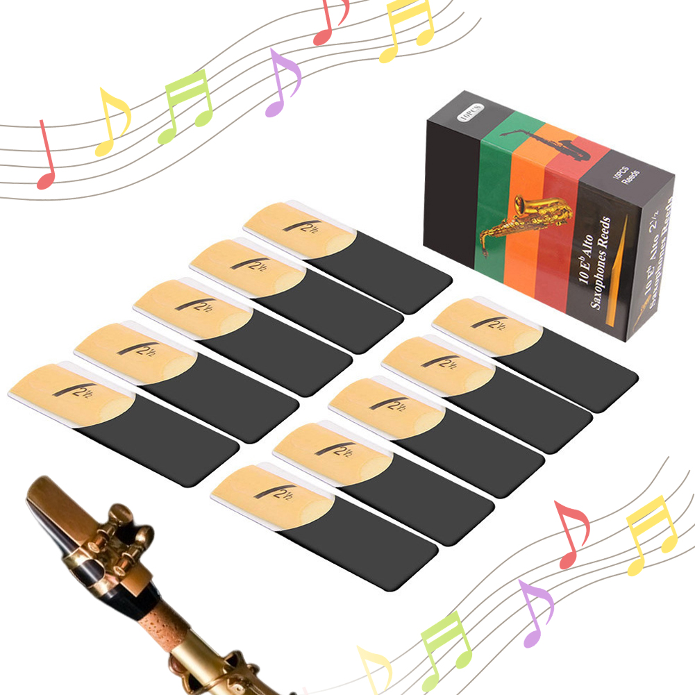 Saxophone Reed Pack - 10 قطع من ريش الساكسفون Eb