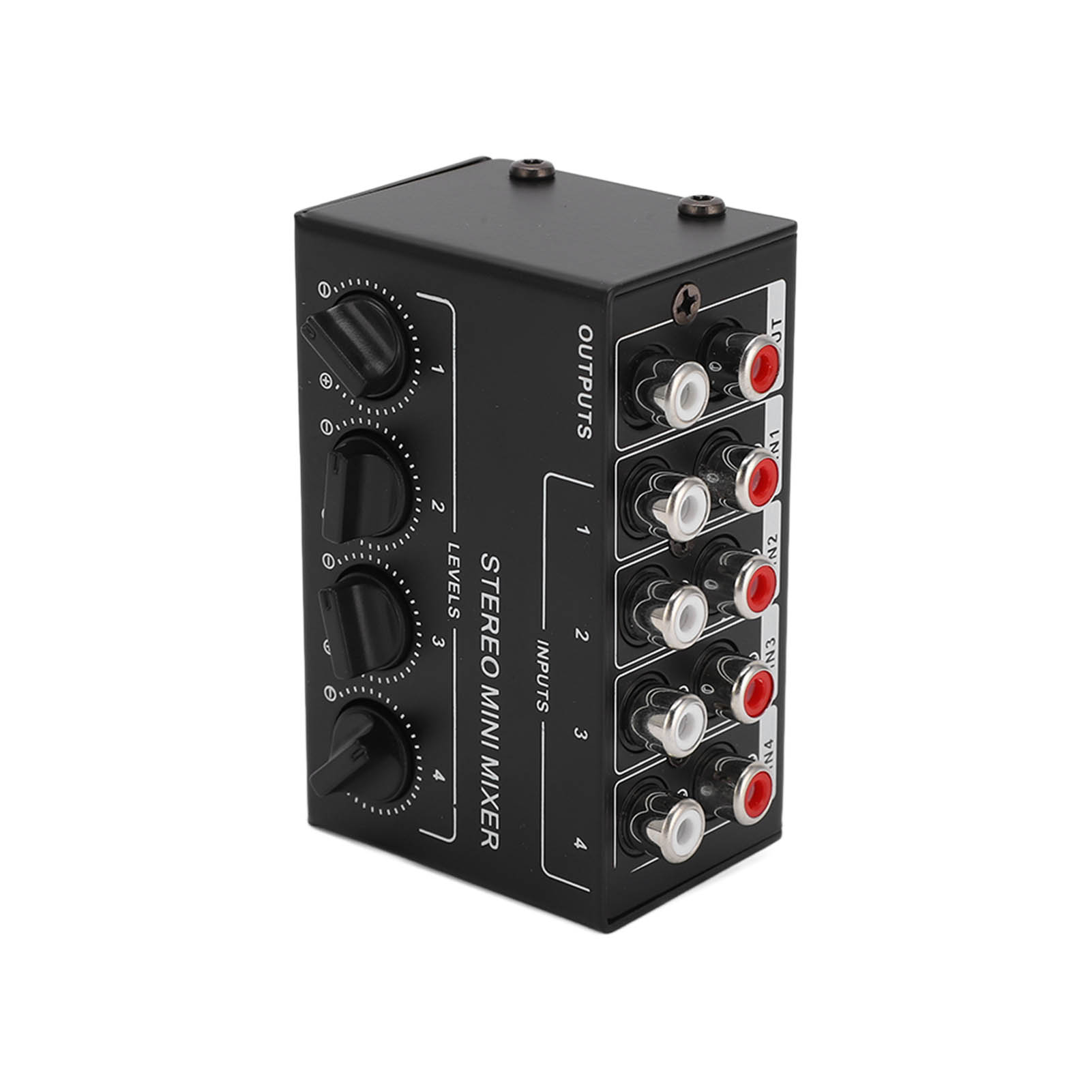 Audio Music Mixer - جهاز خلط صوتي ستيريو سلبي بأربعة
