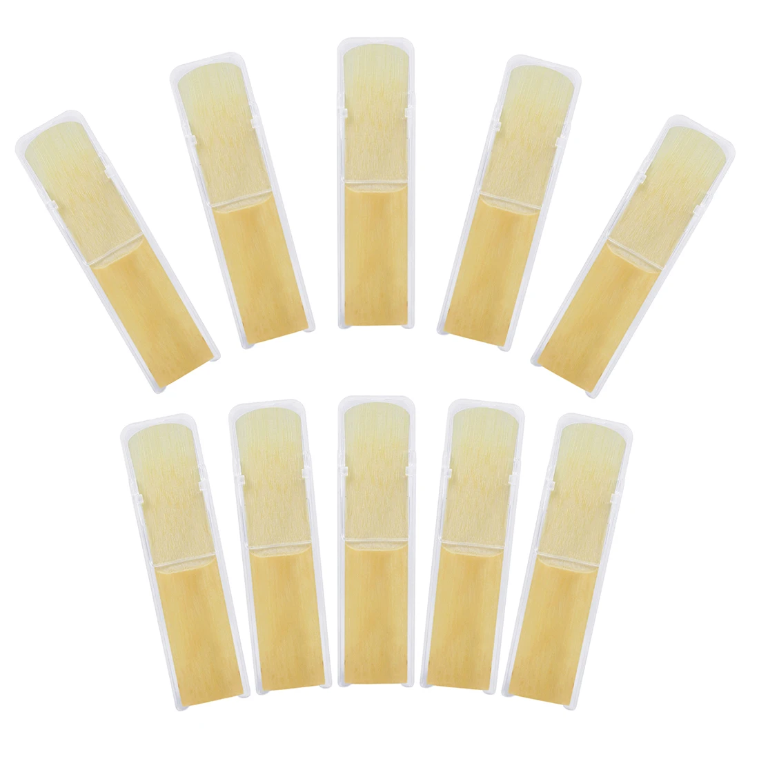 Saxophone Reed Pack - 10 قطعة ألتو ساكسفون القصب قوة