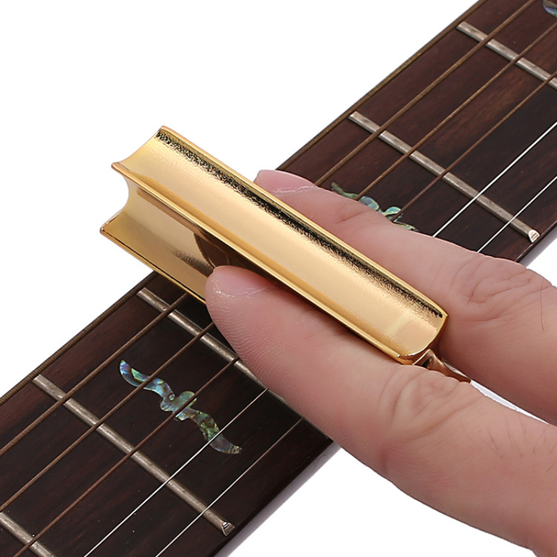 Guitar Slide Tube - 1 قطعة باس المعادن الغيتار المنزلق