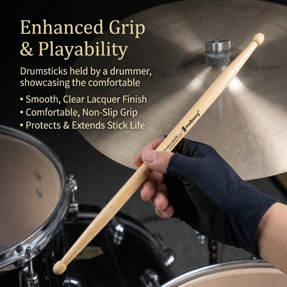 طبول احترافية 5A 7A من خشب الج - مراجعة Drum Stick 5A وسعره
