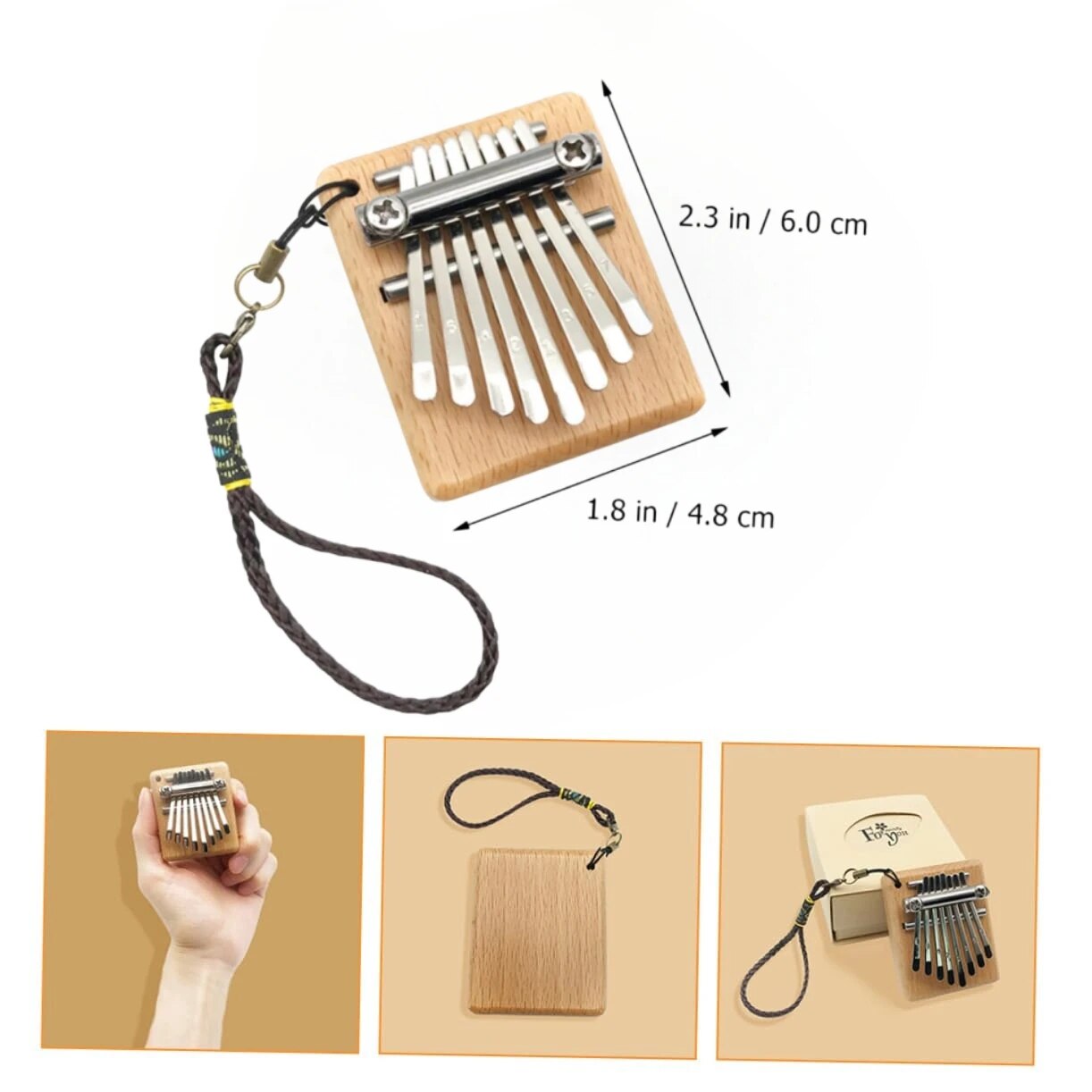 Miwayer-Mini Kalimba 8 بيانو إ - مراجعة Kalimba Thumb Piano وسعره