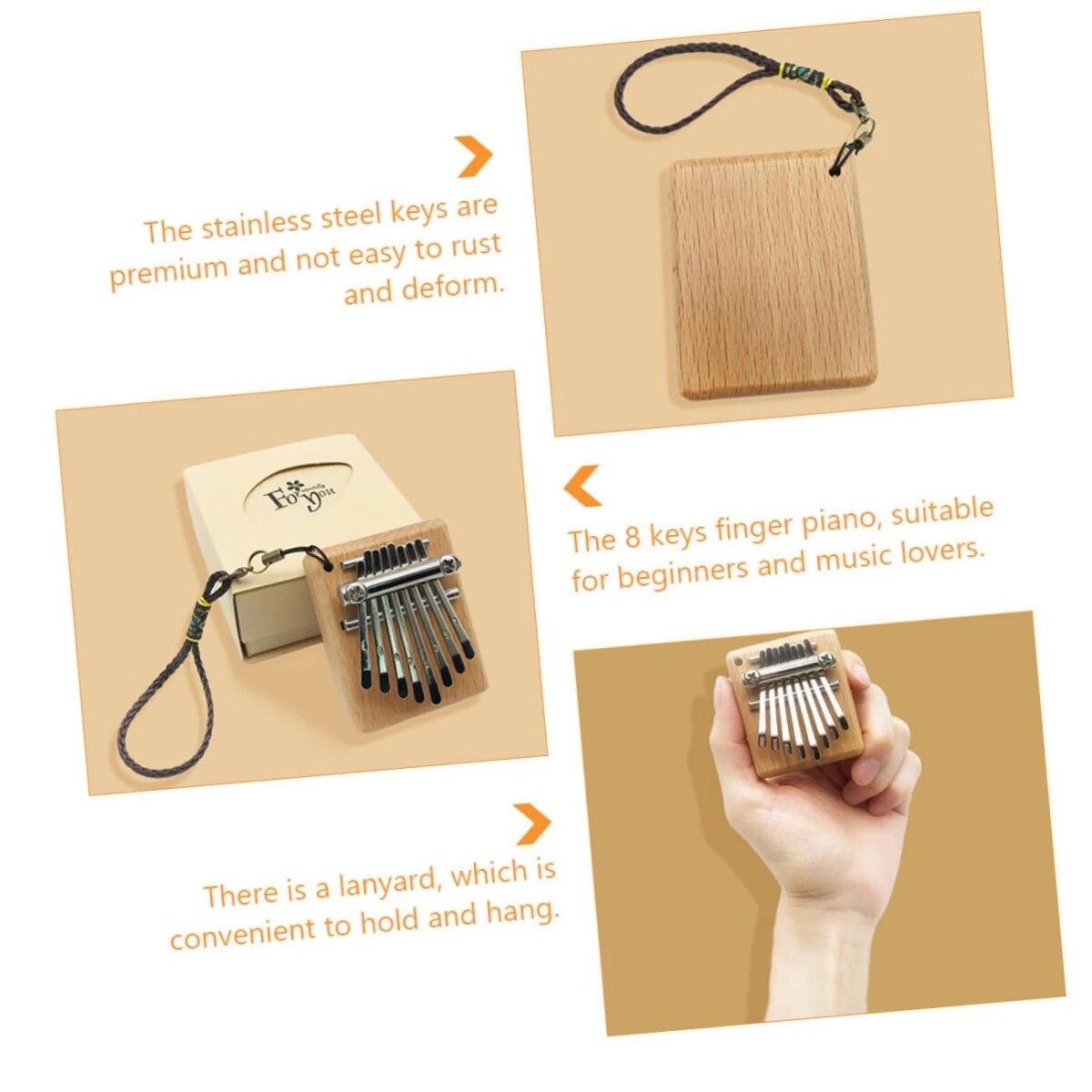 Miwayer-Mini Kalimba 8 بيانو إ - مراجعة Kalimba Thumb Piano وسعره