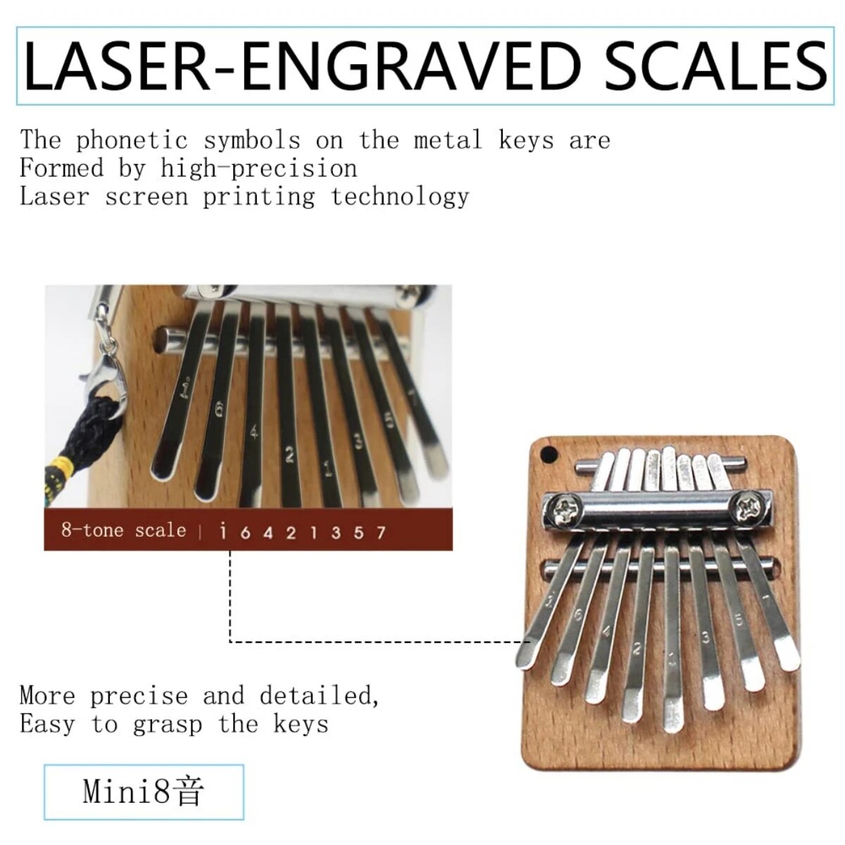 Miwayer-Mini Kalimba 8 بيانو إ - مراجعة Kalimba Thumb Piano وسعره