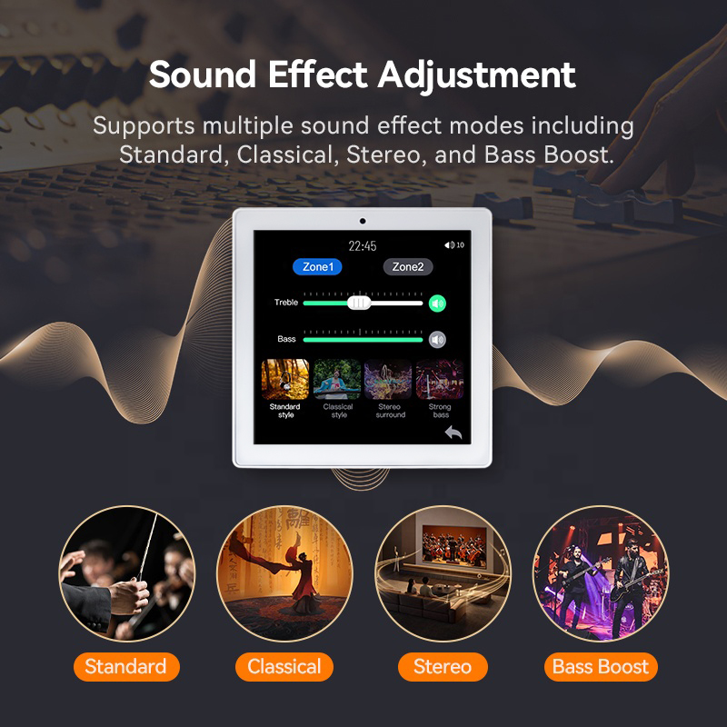 مضخم صوت للجدار بمنطقتين، لوحة - مراجعة Audio Music Background Free وسعره