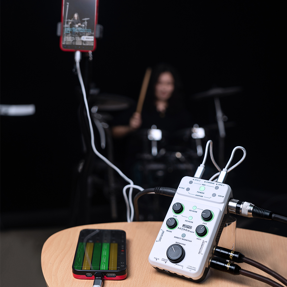 خلاط صوت JOYO MOMIX PRO مناسب  - مراجعة Audio Music Mixer وسعره