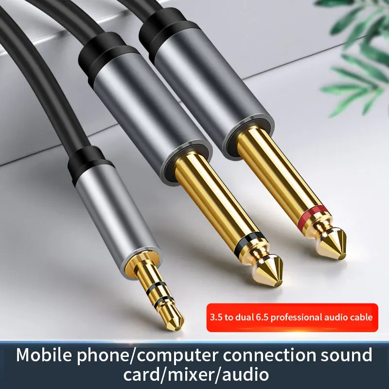 3.5 مللي متر إلى مزدوج 6.5 ملل - مراجعة Audio Music Mixer وسعره
