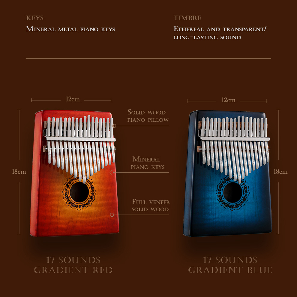 هولورو كاليمبا احترافية بـ 17  - مراجعة Kalimba Thumb Piano وسعره
