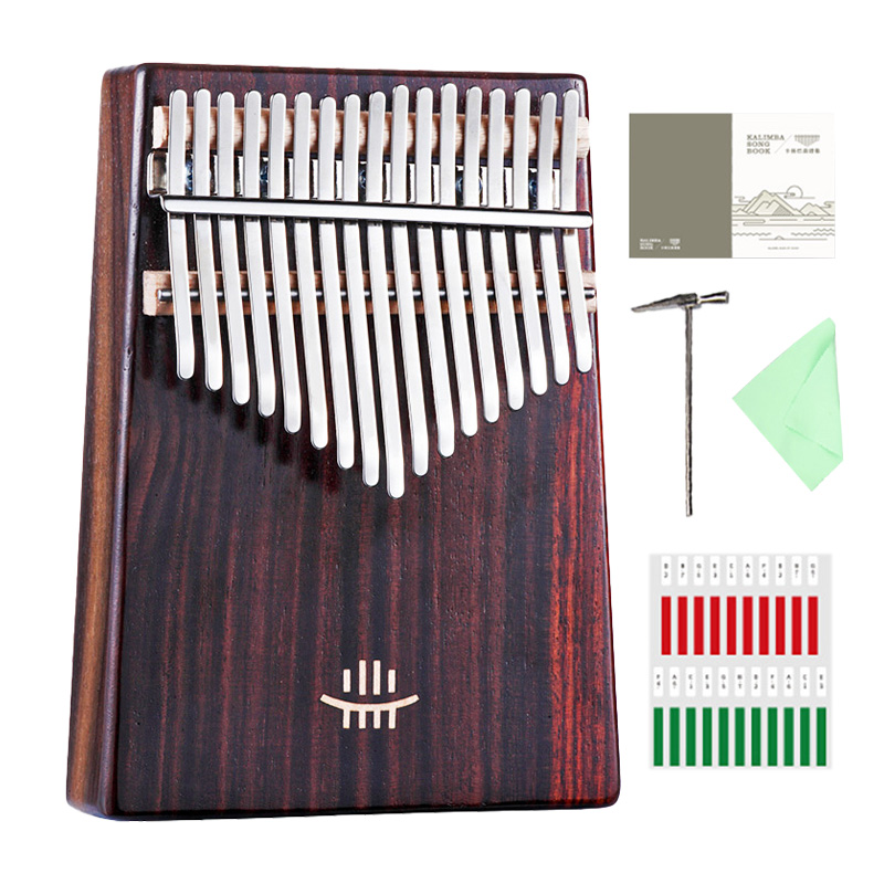 Hluru-بيانو إبهام خشبي صلب بال - مراجعة Kalimba Thumb Piano وسعره