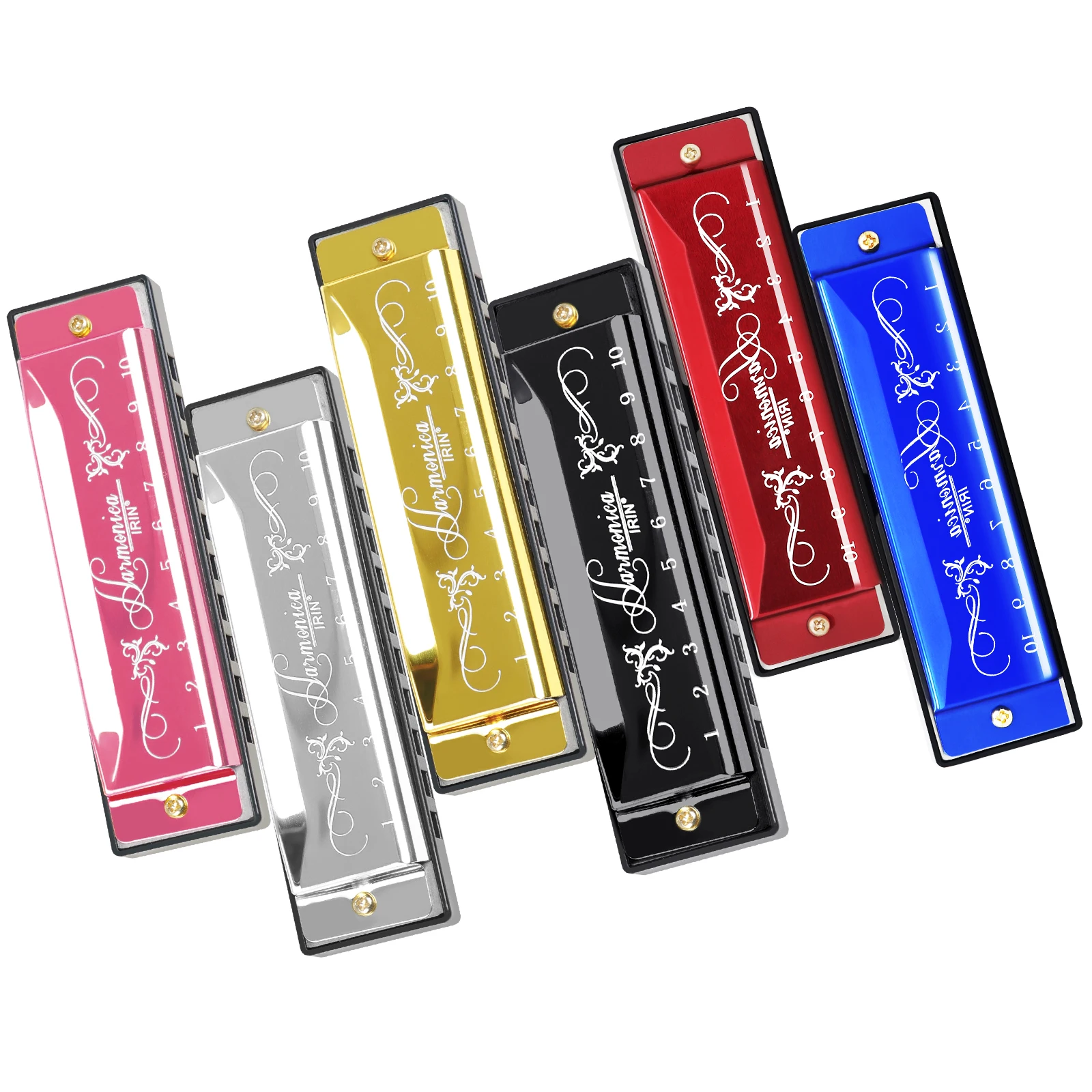 IRIN 10 حفرة 20 لهجة هارمونيكا - مراجعة Harmonica 10 Hole وسعره
