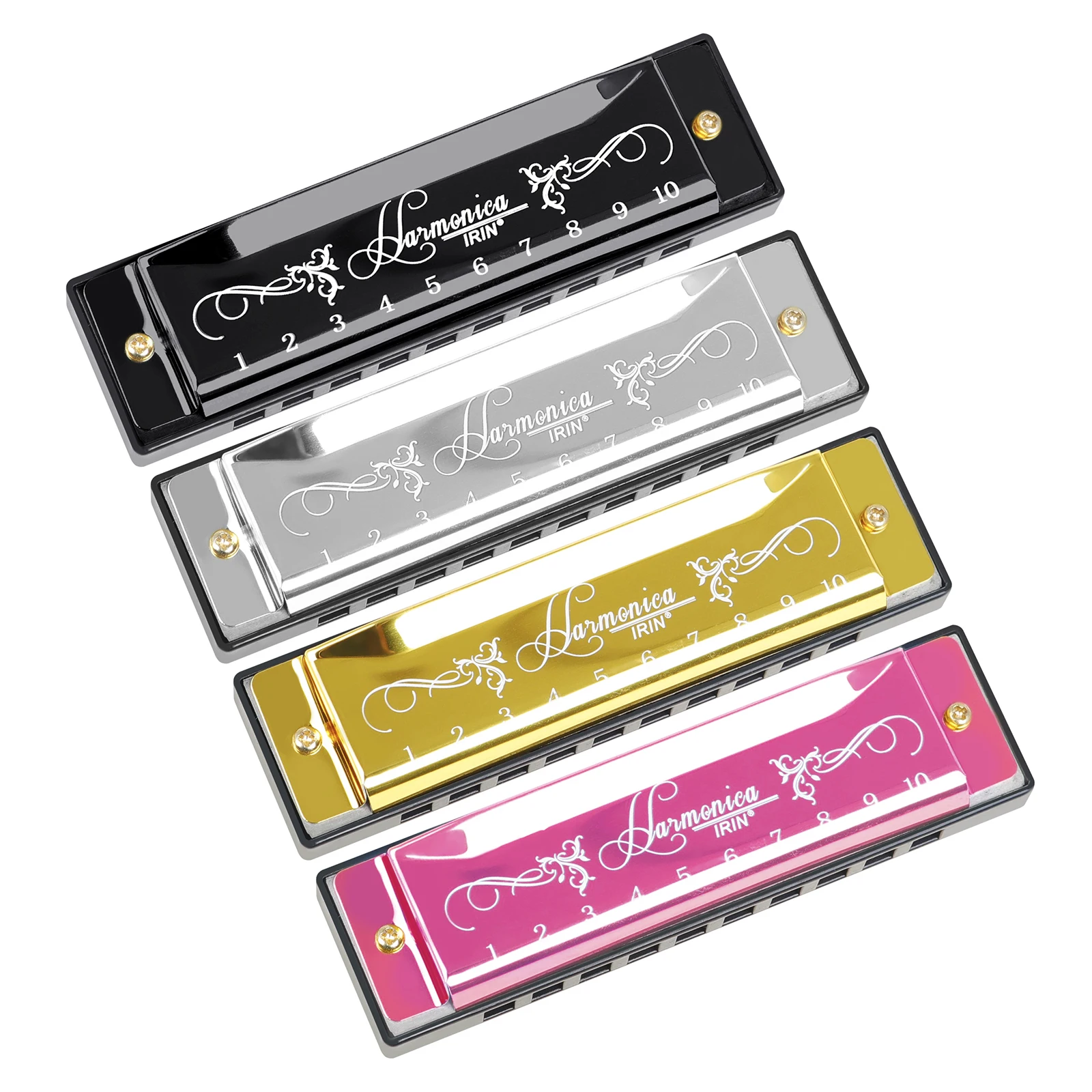 IRIN 10 حفرة 20 لهجة هارمونيكا - مراجعة Harmonica 10 Hole وسعره