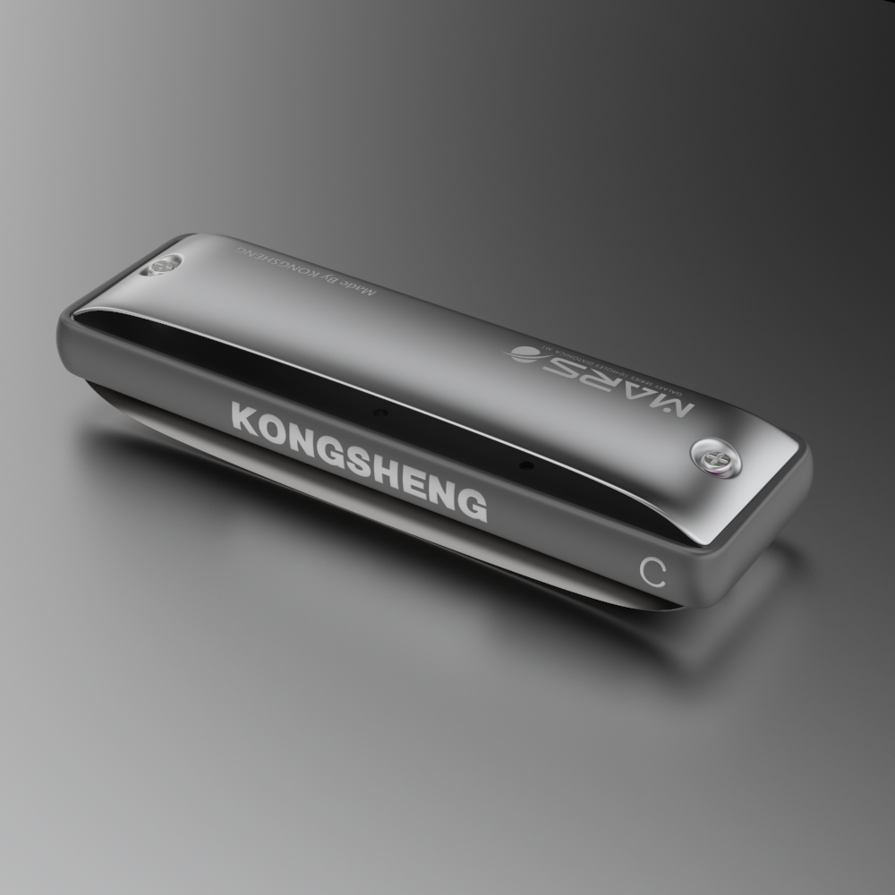 KONGSHENG M1MARS ثقب دائري 10- - مراجعة Harmonica 10 Hole وسعره
