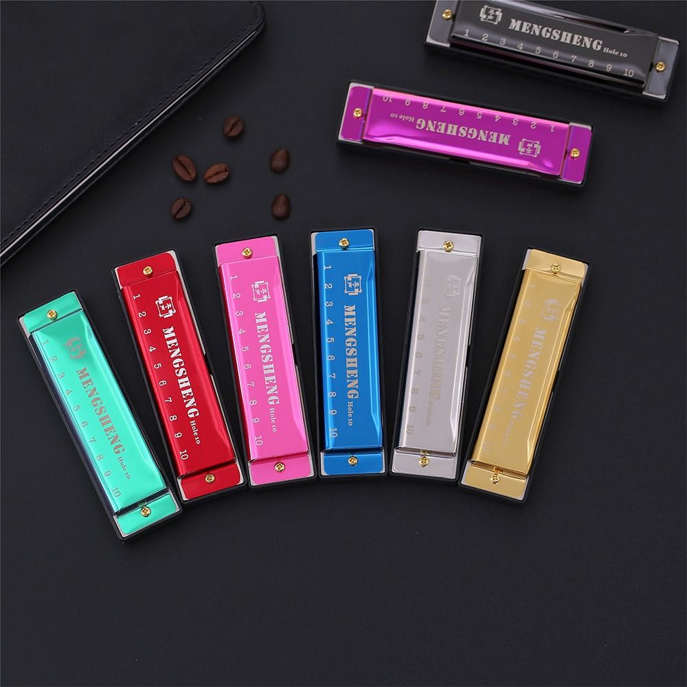 هارمونيكا محمولة معدنية بـ 10  - مراجعة Harmonica 10 Hole وسعره