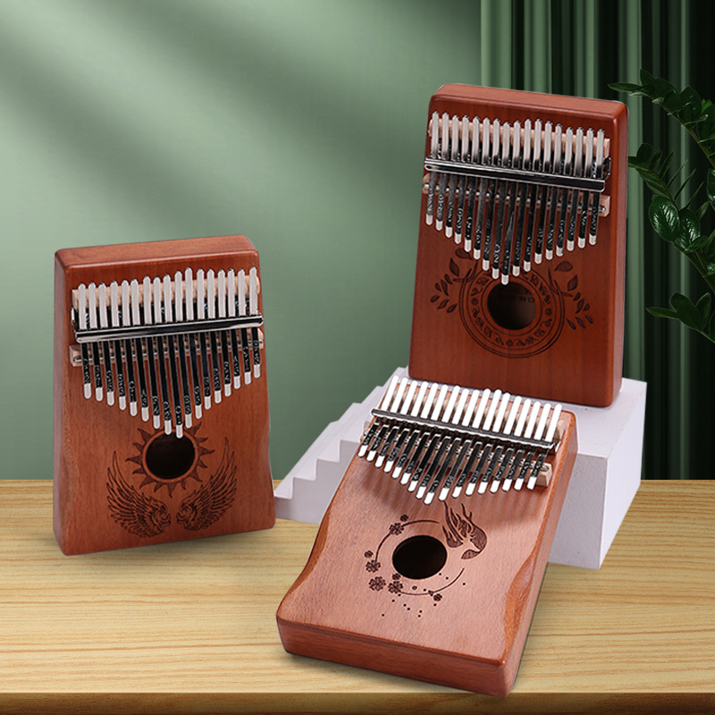 آلة كاليمبا احترافية بـ 17 مفت - مراجعة Kalimba Thumb Piano وسعره