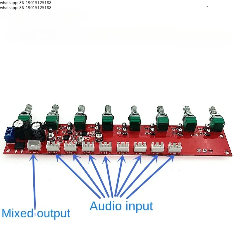 لوحة خلط صوتي NE5532 بثمانية ق - مراجعة Audio Music Mixer وسعره