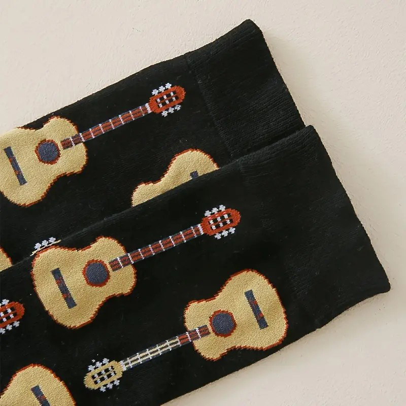 1 زوج الرجال الغيتار المطبوعة  - مراجعة Guitar Slide Tube وسعره