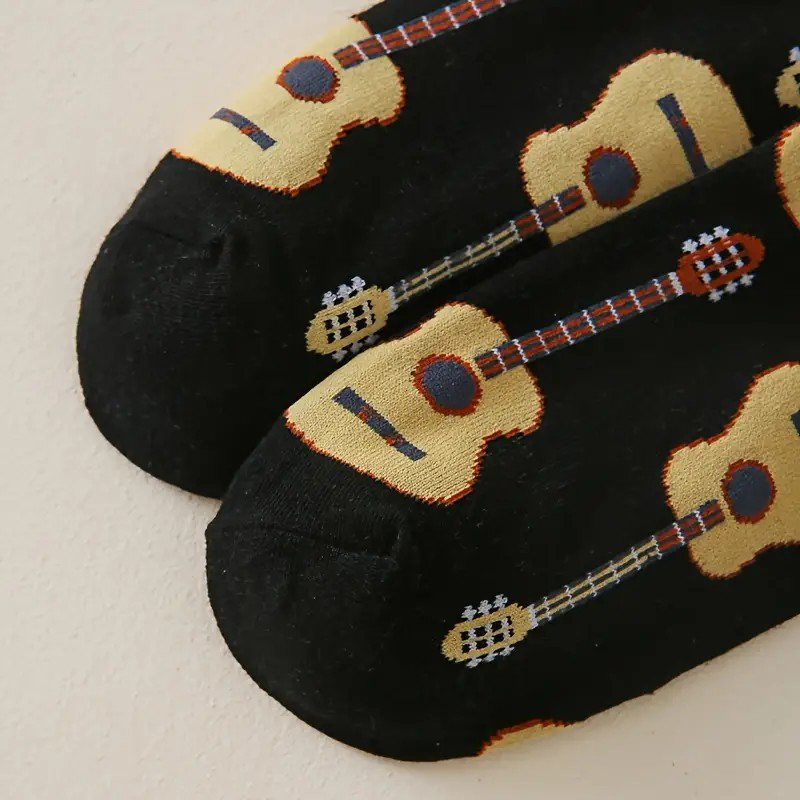 1 زوج الرجال الغيتار المطبوعة  - مراجعة Guitar Slide Tube وسعره