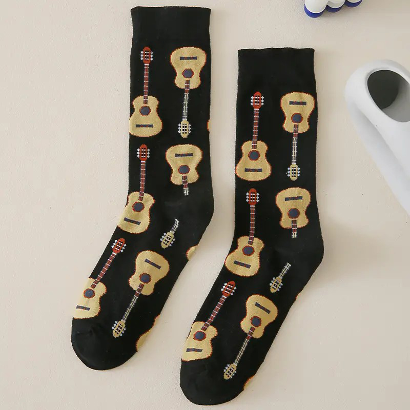 1 زوج الرجال الغيتار المطبوعة  - مراجعة Guitar Slide Tube وسعره