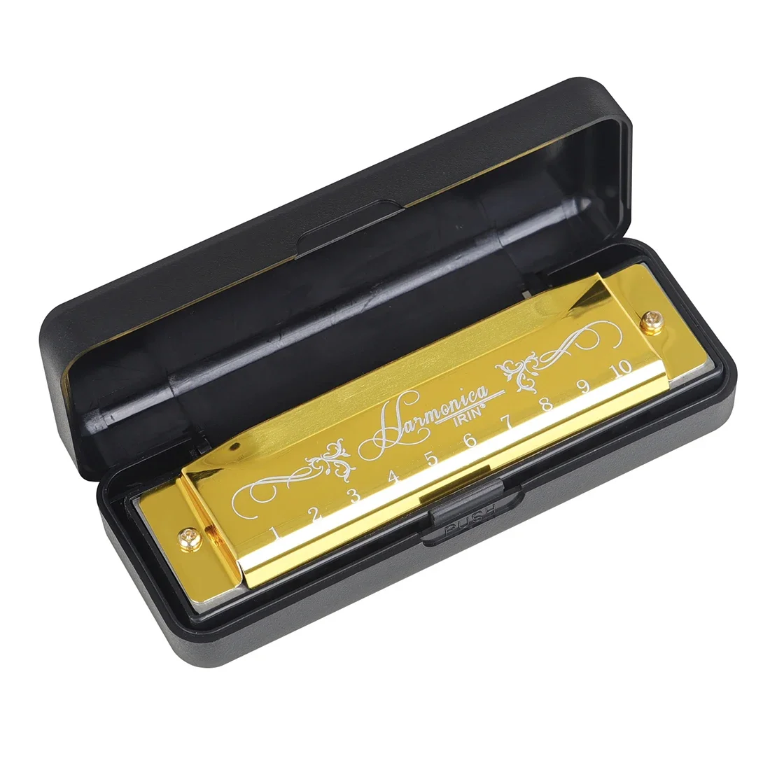 SLADE هارمونيكا المهنية 10 حفر - مراجعة Harmonica 10 Hole وسعره