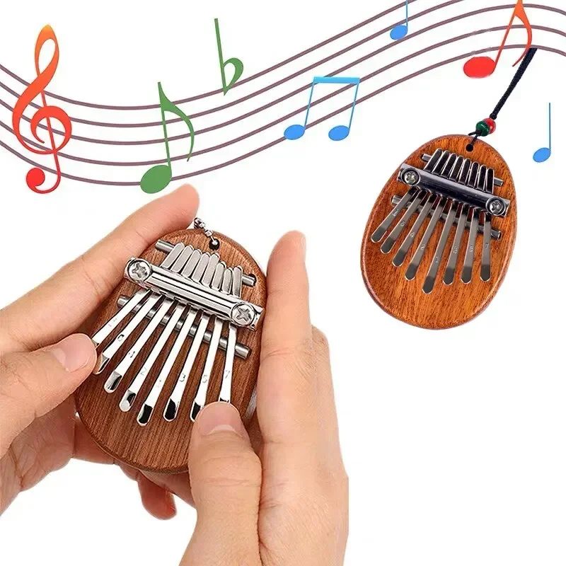بيانو إصبع خشبي صغير بـ 8 نغما - مراجعة Kalimba Thumb Piano وسعره