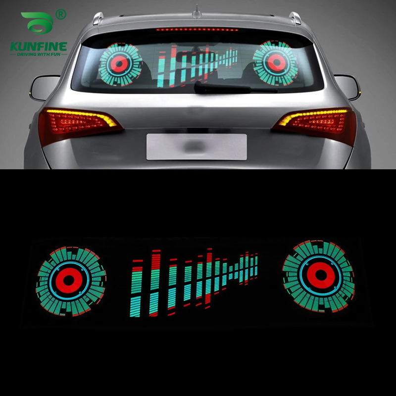 زجاج سيارة LED الصوت المنشط ال - مراجعة Audio Music Mixer وسعره