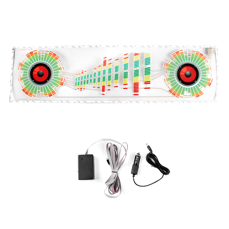 زجاج سيارة LED الصوت المنشط ال - مراجعة Audio Music Mixer وسعره