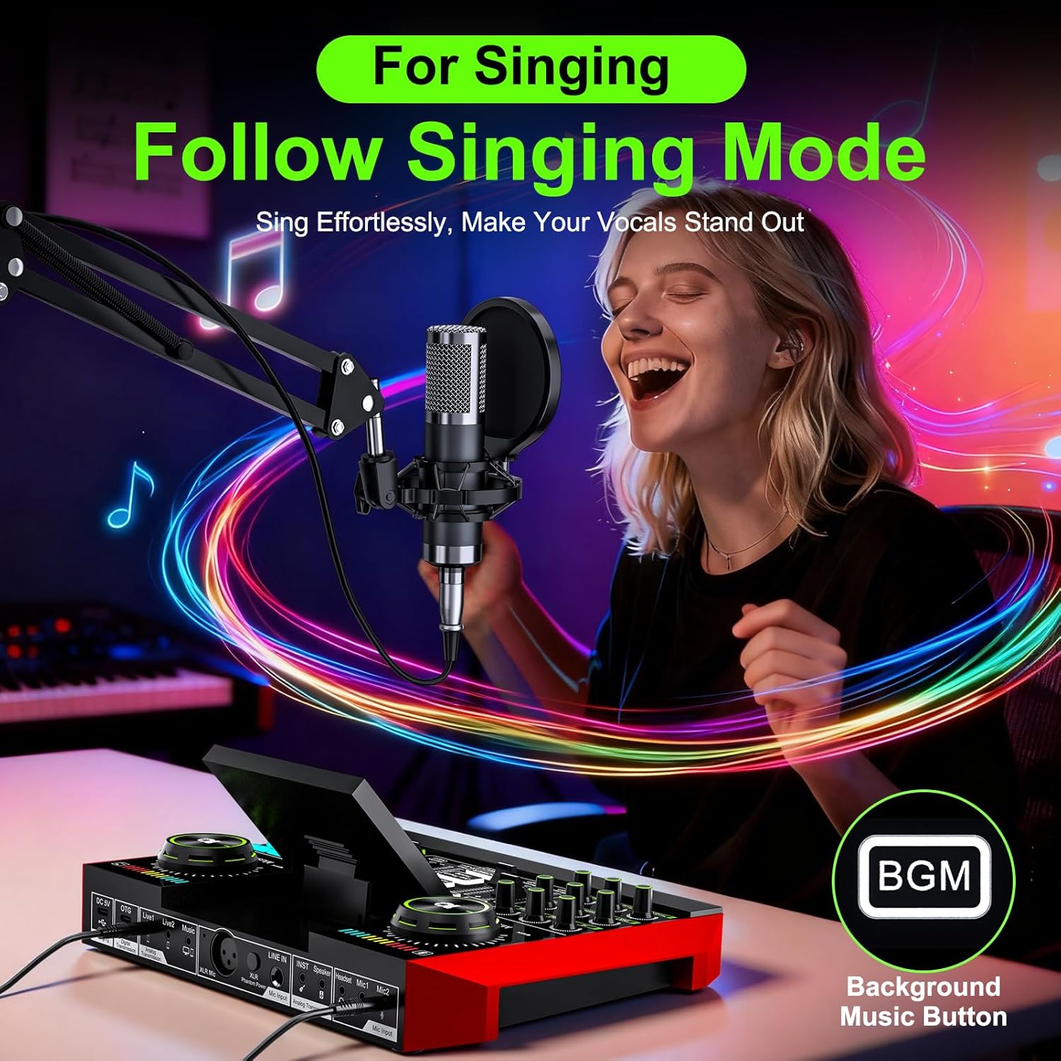 Tenlamp G10 واجهة صوتية للبث ا - مراجعة Audio Music Mixer وسعره