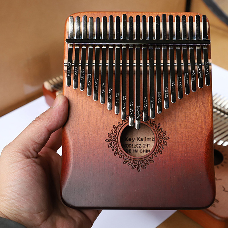 كاليمبا من خشب الماهوجني بـ21  - مراجعة Kalimba Thumb Piano وسعره