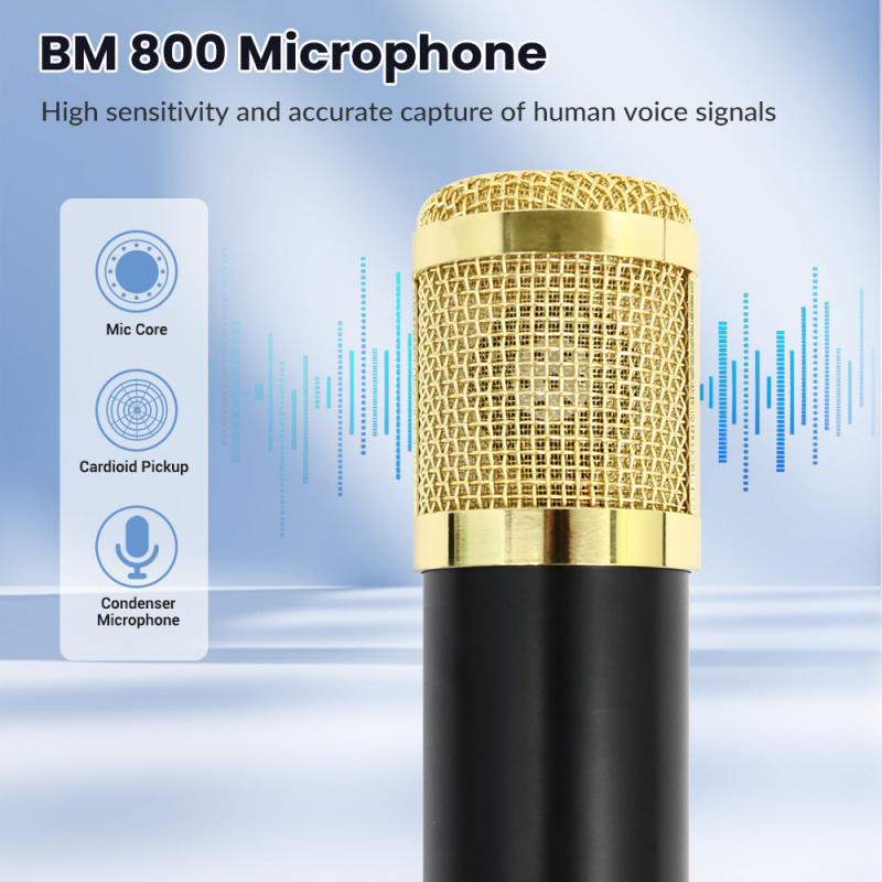 مجموعة ميكروفون مكثف BM800 للب - مراجعة Audio Music Grading وسعره