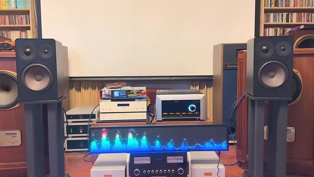 شاشة عرض طيف الموسيقى الاحتراف - مراجعة Audio Music Grading وسعره