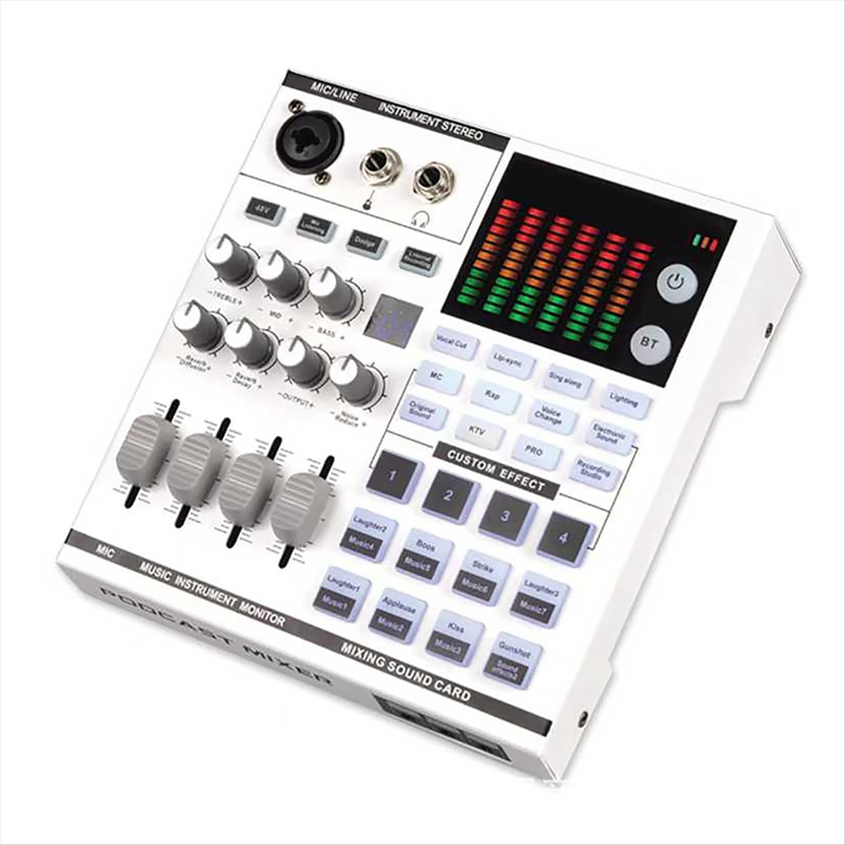 بطاقة صوت DTC5 SN800 متعددة ال - مراجعة Audio Music Mixer وسعره