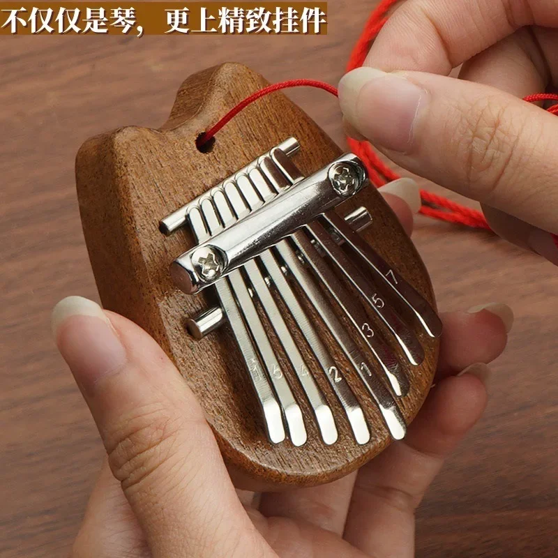 8 مفتاح خشبي صغير كاليمبا جودة - مراجعة Kalimba Thumb Piano وسعره