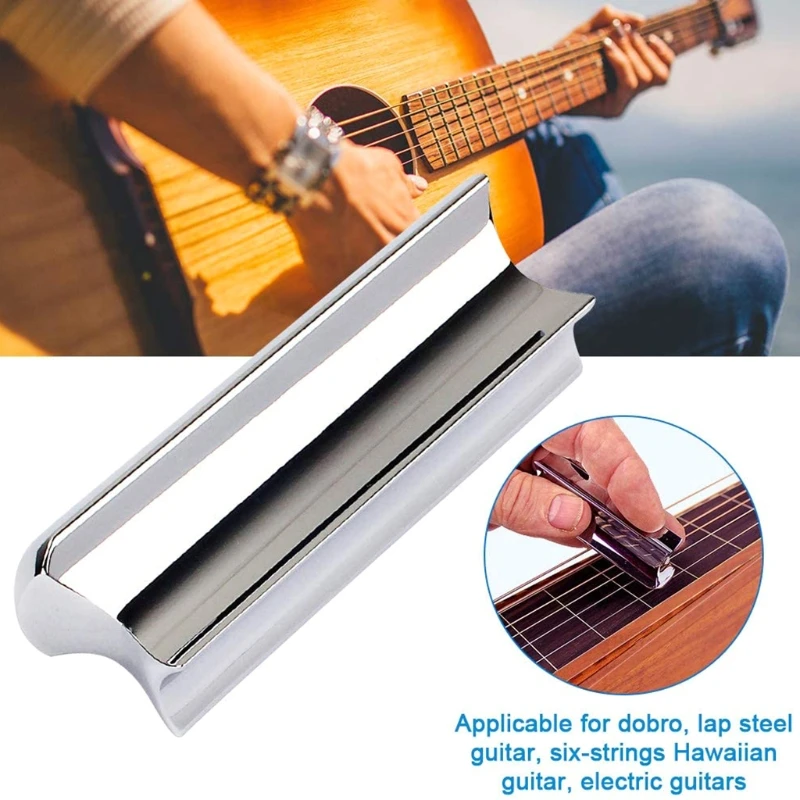 1 قطعة باس المعادن الغيتار الم - مراجعة Guitar Slide Tube وسعره